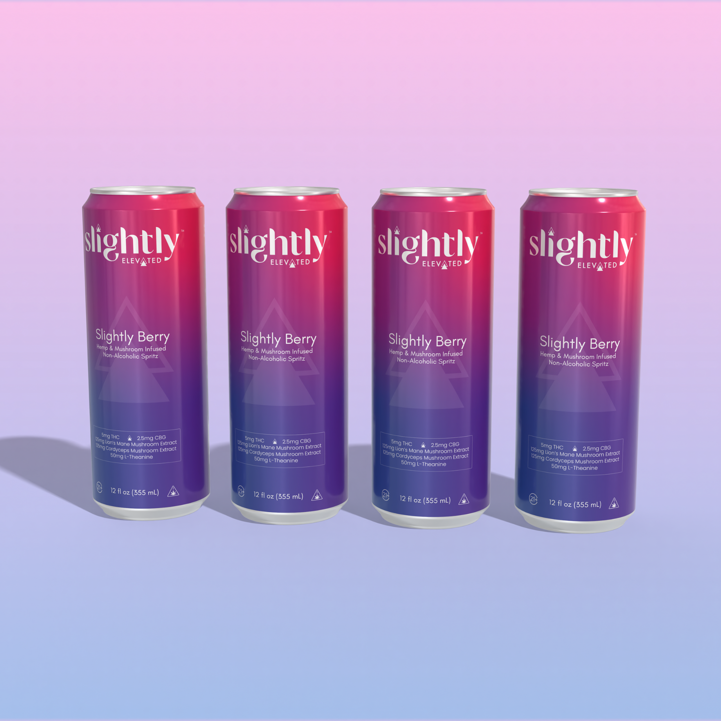 Slightly Berry Hemp & Mushroom Infused NA Spritz