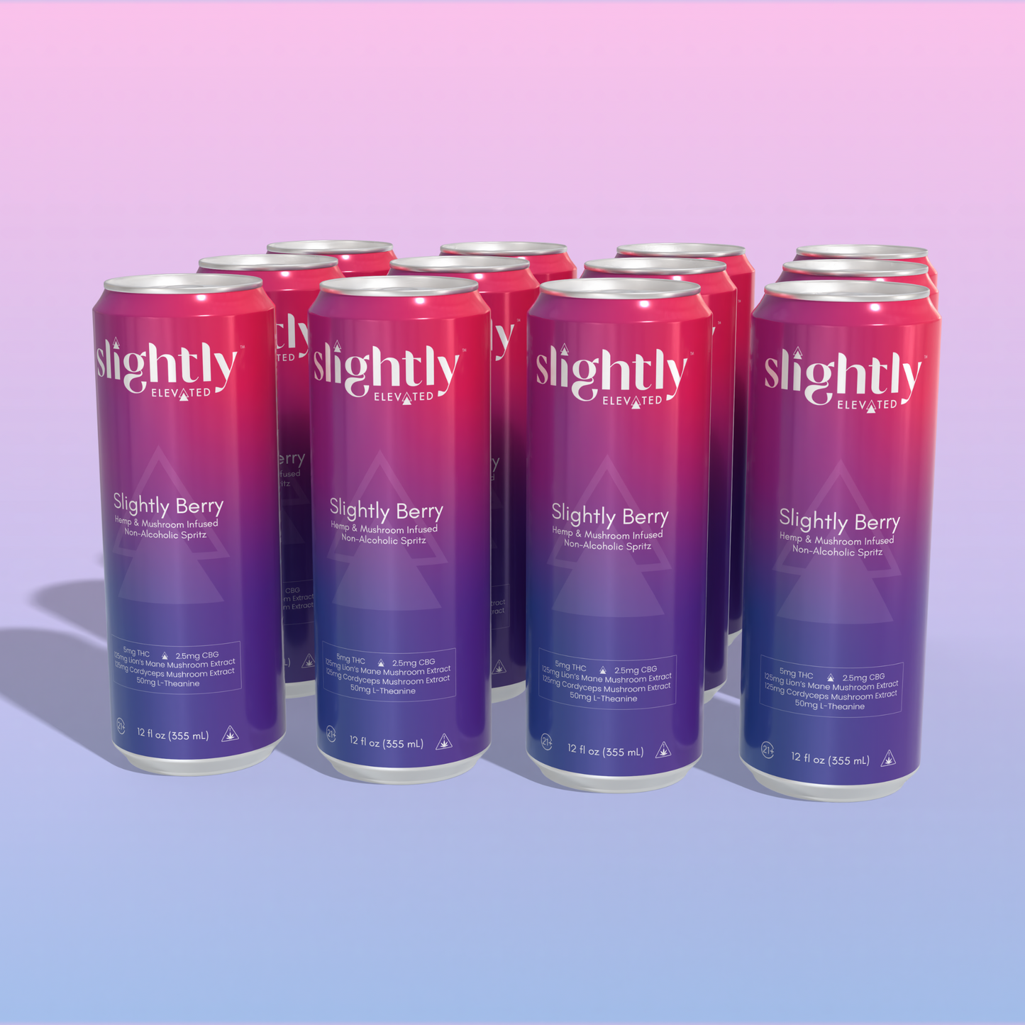 Slightly Berry Hemp & Mushroom Infused NA Spritz
